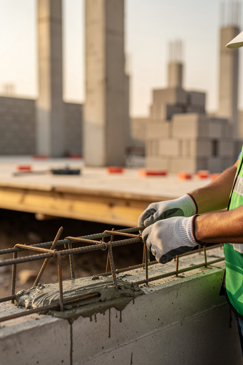 شركة NHP للمقاولات العامه الدمام - خدمات البناء والعظم الاحترافية والهياكل الخرسانية عالية الجودة